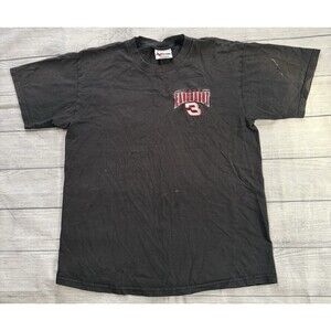 Chase Authentics #3 DALE EARNHARDT Sr. Embroidered Black T-Shirt Large Distress